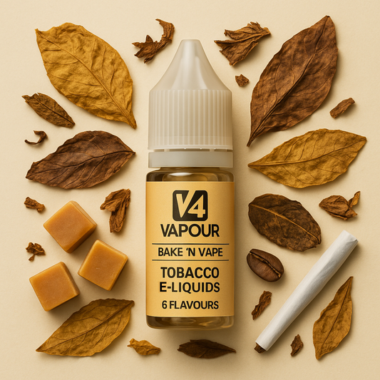 Tobacco E-Liquids (6 Flavours) – V4POUR / Bake n Vape