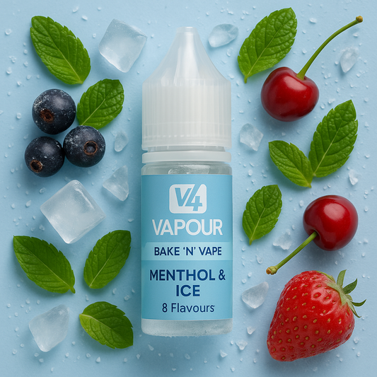 Menthol & Ice E-Liquids (8 Flavours) – V4POUR / Bake n Vape